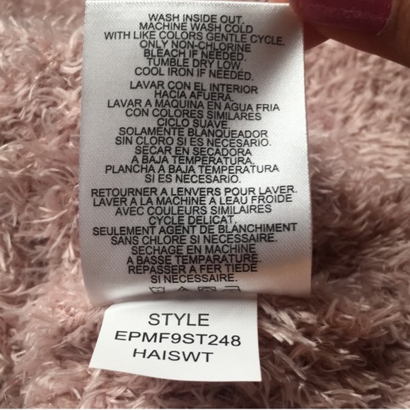 🎉FINAL PRICE🎉 NWT ELLEN TRACY Pink Dusk Sweater Size Small - Picture 9 of 9